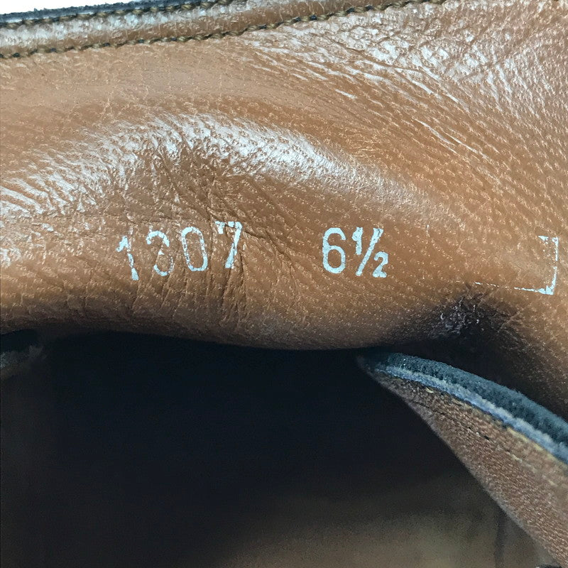 【中古品】【メンズ】 Gianni Versace ジャンニ・ヴェルサーチ SUEDE SHORT BOOTS 1307 スエード ショートブーツ 靴 165-260321-na-05-tag サイズ：6 1/2 カラー：ブラック 万代Net店
