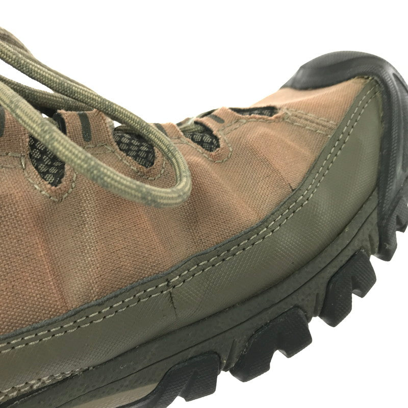 【現状渡し品】【メンズ】 KEEN キーン TARGHEE EXP MID WP 1017714 トレッキングシューズ 靴 164-260321-na-07-tag サイズ：27cm US 9 カラー：カーキ/ブラウン 万代Net店