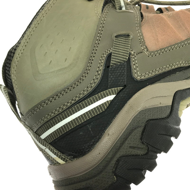 【現状渡し品】【メンズ】 KEEN キーン TARGHEE EXP MID WP 1017714 トレッキングシューズ 靴 164-260321-na-07-tag サイズ：27cm US 9 カラー：カーキ/ブラウン 万代Net店