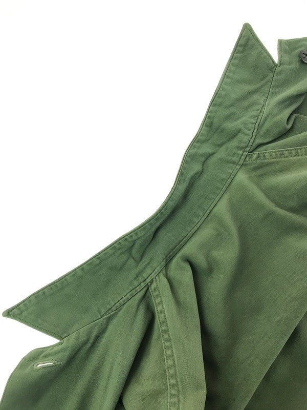 【現状渡し品】【メンズ】 US ARMY アメリカ軍 50'S-60'S ”USMC" MILITARY UTILITY SHIRT 50年代-60年代 ミリタリー ユーティリティ シャツ 長袖シャツ 146-260328-na-13-tag サイズ：表記サイズなし　下記参照 カラー：カーキ 万代Net店