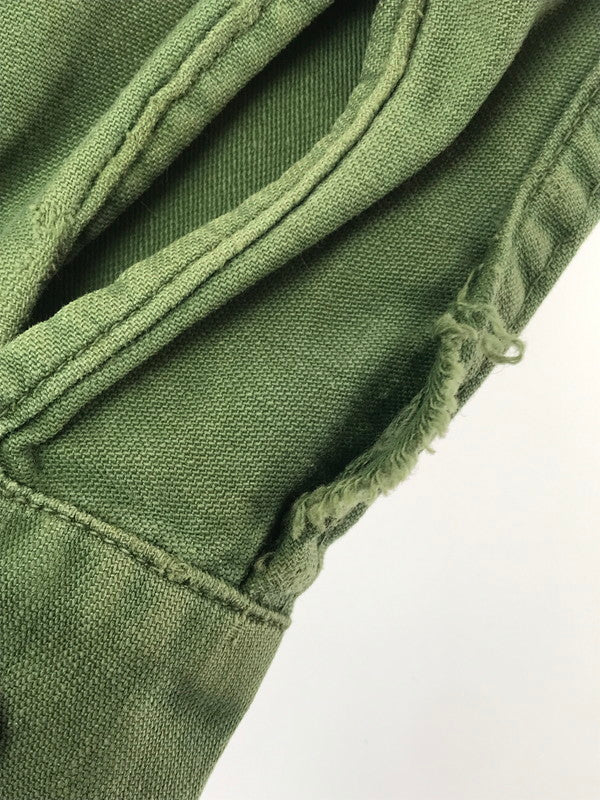 【現状渡し品】【メンズ】 US ARMY アメリカ軍 50'S-60'S ”USMC" MILITARY UTILITY SHIRT 50年代-60年代 ミリタリー ユーティリティ シャツ 長袖シャツ 146-260328-na-13-tag サイズ：表記サイズなし　下記参照 カラー：カーキ 万代Net店