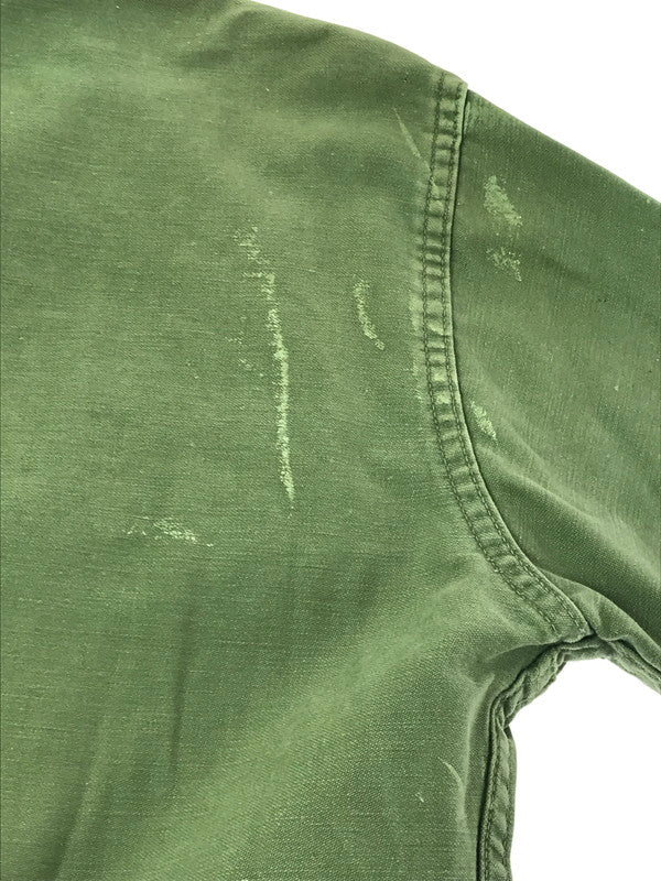 【現状渡し品】【メンズ】 US ARMY アメリカ軍 50'S-60'S ”USMC" MILITARY UTILITY SHIRT 50年代-60年代 ミリタリー ユーティリティ シャツ 長袖シャツ 146-260328-na-13-tag サイズ：表記サイズなし　下記参照 カラー：カーキ 万代Net店
