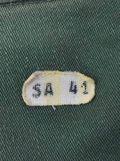 【現状渡し品】【メンズ】 US ARMY アメリカ軍 50'S-60'S ”USMC" MILITARY UTILITY SHIRT 50年代-60年代 ミリタリー ユーティリティ シャツ 長袖シャツ 146-260328-na-13-tag サイズ：表記サイズなし　下記参照 カラー：カーキ 万代Net店