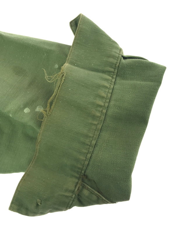 【現状渡し品】【メンズ】 US ARMY アメリカ軍 50'S-60'S ”USMC" MILITARY UTILITY SHIRT 50年代-60年代 ミリタリー ユーティリティ シャツ 長袖シャツ 146-260328-na-13-tag サイズ：表記サイズなし　下記参照 カラー：カーキ 万代Net店
