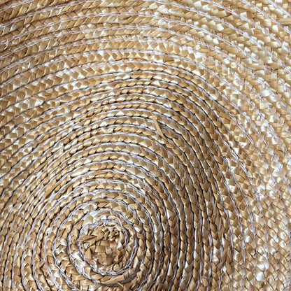 【中古品】【メンズ】 SUN SURF サンサーフ STRAW HAT SS02001 ストローハット 帽子 185-260401-na-16-tag カラー：ベージュ系/レッド 万代Net店
