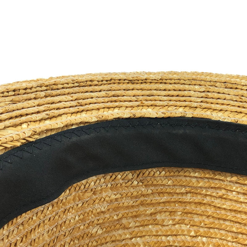 【中古品】【メンズ】 SUN SURF サンサーフ STRAW HAT SS02001 ストローハット 帽子 185-260401-na-16-tag カラー：ベージュ系/レッド 万代Net店