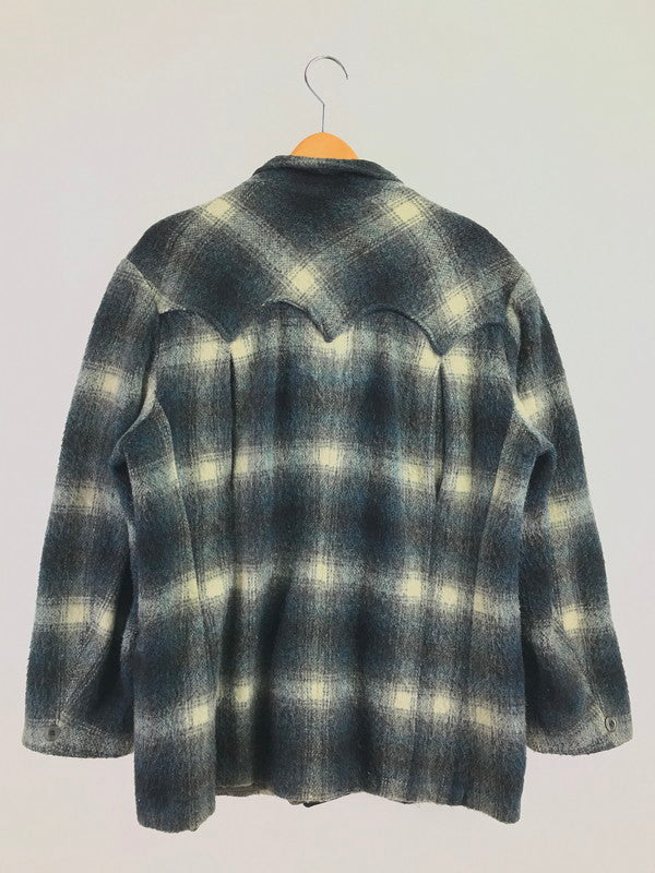 【現状渡し品】【メンズ】 TREGO'S WESTWEAR トレゴズ ウェストウェア 60's VINTAGE WESTERN WOOL JACKET 60年代 ヴィンテージ ウエスタン ウール ジャケット アウター 146-260429-yy-18-tag サイズ：T-W カラー：ブルー 万代Net店