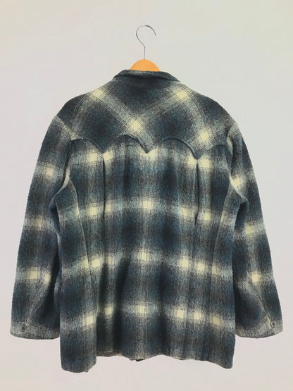 【現状渡し品】【メンズ】 TREGO'S WESTWEAR トレゴズ ウェストウェア 60's VINTAGE WESTERN WOOL JACKET 60年代 ヴィンテージ ウエスタン ウール ジャケット アウター 146-260429-yy-18-tag サイズ：T-W カラー：ブルー 万代Net店