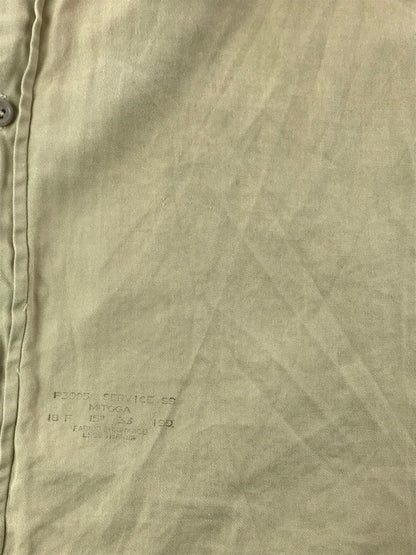 【中古品】【メンズ】 ARROW アロー 50's VINTAGE L/S SHIRT 50年代 ヴィンテージ ロングスリーブ シャツ アメリカ製 長袖 トップス 146-260429-yy-02-tag サイズ：15 カラー：ベージュ 万代Net店