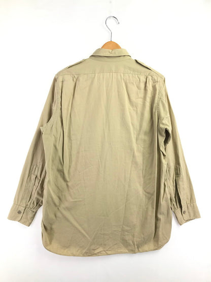 【中古品】【メンズ】 ARROW アロー 50's VINTAGE L/S SHIRT 50年代 ヴィンテージ ロングスリーブ シャツ アメリカ製 長袖 トップス 146-260429-yy-02-tag サイズ：15 カラー：ベージュ 万代Net店
