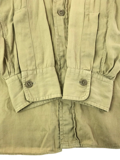 【中古品】【メンズ】 ARROW アロー 50's VINTAGE L/S SHIRT 50年代 ヴィンテージ ロングスリーブ シャツ アメリカ製 長袖 トップス 146-260429-yy-02-tag サイズ：15 カラー：ベージュ 万代Net店