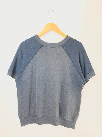 【中古品】【メンズ】 USED ユーズド 70's～80's BESSEMER STATE S/S TEE USA製 70年代～80年代 ラグラン半袖スウェット トップス 146-260510-rt-13-tag サイズ：L カラー：ネイビー 万代Net店