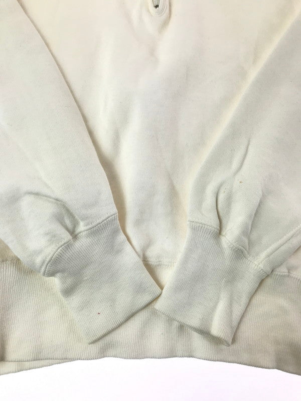 【中古品】【メンズ】 PILGRIM ピルグリム 50's VINTAGE HALF ZIP SWEAT 50年代 ヴィンテージ ハーフジップ スウェット SEARS トレーナー トップス 146-260429-yy-03-tag サイズ：M カラー：ホワイト 万代Net店