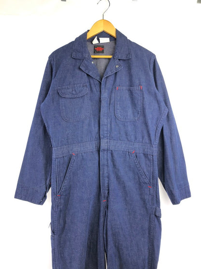 【中古品】【メンズ】 BIG BEN ビックベン 70's～80's IDEAL DENIM ALL IN ONE 1970～1980年代 両爪アルミアイディールジップ デニムオーバーオール 146-260823-su-08-tagh サイズ：38 カラー：インディゴ 万代Net店