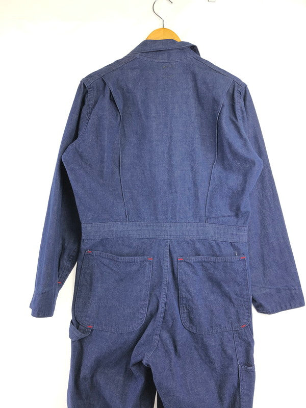 【中古品】【メンズ】 BIG BEN ビックベン 70's～80's IDEAL DENIM ALL IN ONE 1970～1980年代 両爪アルミアイディールジップ デニムオーバーオール 146-260823-su-08-tagh サイズ：38 カラー：インディゴ 万代Net店