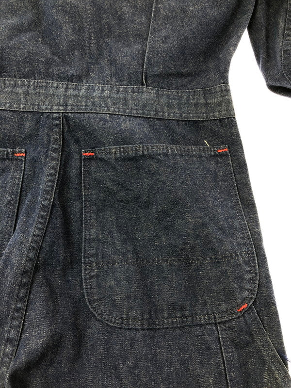 【中古品】【メンズ】 BIG BEN ビックベン 70's～80's IDEAL DENIM ALL IN ONE 1970～1980年代 両爪アルミアイディールジップ デニムオーバーオール 146-260823-su-08-tagh サイズ：38 カラー：インディゴ 万代Net店