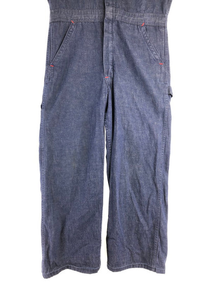 【中古品】【メンズ】 BIG BEN ビックベン 70's～80's IDEAL DENIM ALL IN ONE 1970～1980年代 両爪アルミアイディールジップ デニムオーバーオール 146-260823-su-08-tagh サイズ：38 カラー：インディゴ 万代Net店