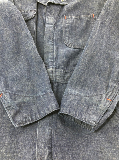 【中古品】【メンズ】 BIG BEN ビックベン 70's～80's IDEAL DENIM ALL IN ONE 1970～1980年代 両爪アルミアイディールジップ デニムオーバーオール 146-260823-su-08-tagh サイズ：38 カラー：インディゴ 万代Net店