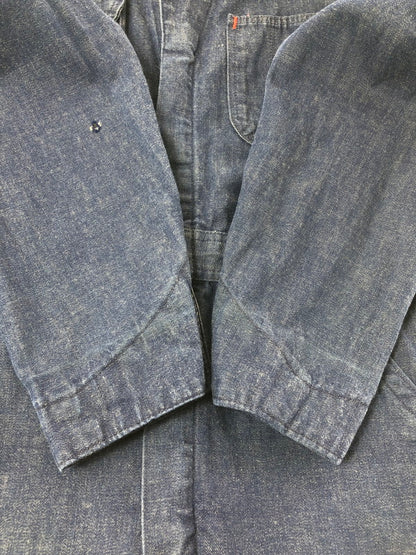 【中古品】【メンズ】 BIG BEN ビックベン 70's～80's IDEAL DENIM ALL IN ONE 1970～1980年代 両爪アルミアイディールジップ デニムオーバーオール 146-260823-su-08-tagh サイズ：38 カラー：インディゴ 万代Net店