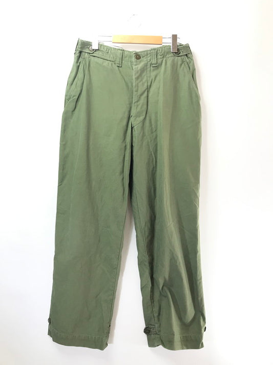 【中古品】【メンズ】 DENMARK ARMY デンマーク軍 80's M-71 CARGO PANTS 80年代 カーゴパンツ ボトムス ヴィンテージ 157-260501-rt-19-tag サイズ：不明 下記参照 カラー：カーキ 万代Net店