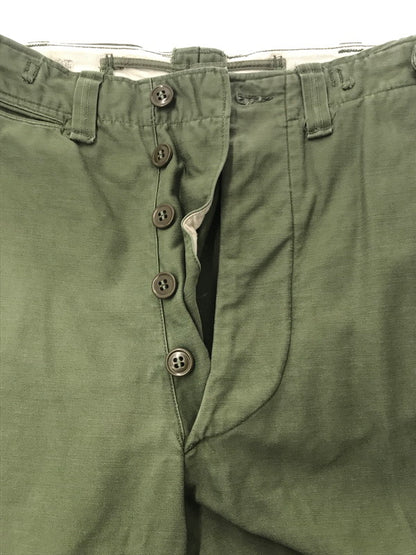 【中古品】【メンズ】 DENMARK ARMY デンマーク軍 80's M-71 CARGO PANTS 80年代 カーゴパンツ ボトムス ヴィンテージ 157-260501-rt-19-tag サイズ：不明 下記参照 カラー：カーキ 万代Net店