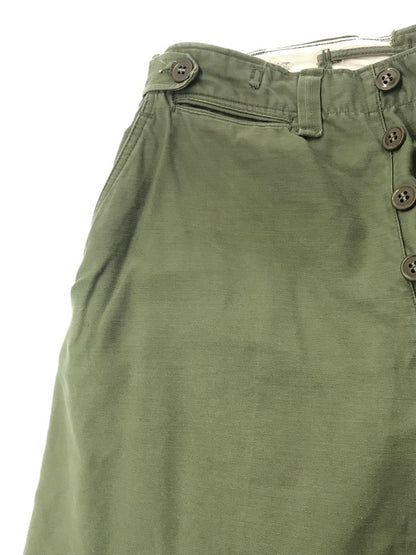 【中古品】【メンズ】 DENMARK ARMY デンマーク軍 80's M-71 CARGO PANTS 80年代 カーゴパンツ ボトムス ヴィンテージ 157-260501-rt-19-tag サイズ：不明 下記参照 カラー：カーキ 万代Net店