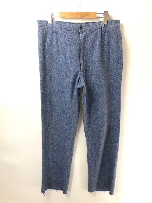 【中古品】【メンズ】 VINTAGE ヴィンテージ 推定70's～80's SLACKS PANT 推定70～80年代 スラックス ボトムス ヴィンテージ 157-260829-rt-23-tagh サイズ：不明 下記参照 カラー：インディゴ 万代Net店