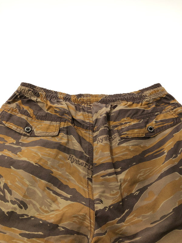 【現状渡し品】【メンズ】 HYSTERIC GLAMOUR ヒステリックグラマー PARACHUTE PANTS タイガーカモ パラシュートパンツ ボトムス 151-260627-rt-22-tagh サイズ：不明 下記参照 カラー：ベージュ系 万代Net店
