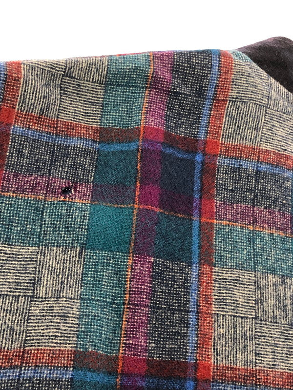 【現状渡し品】【メンズ】 PENDLETON ペンドルトン 80's WOOL KNIT CHECK CARDIGAN 80年代 ウールニット チェック カーディガン ヴィンテージ トップス 146-260913-rt-20-tagh サイズ：XL カラー：ネイビー 万代Net店