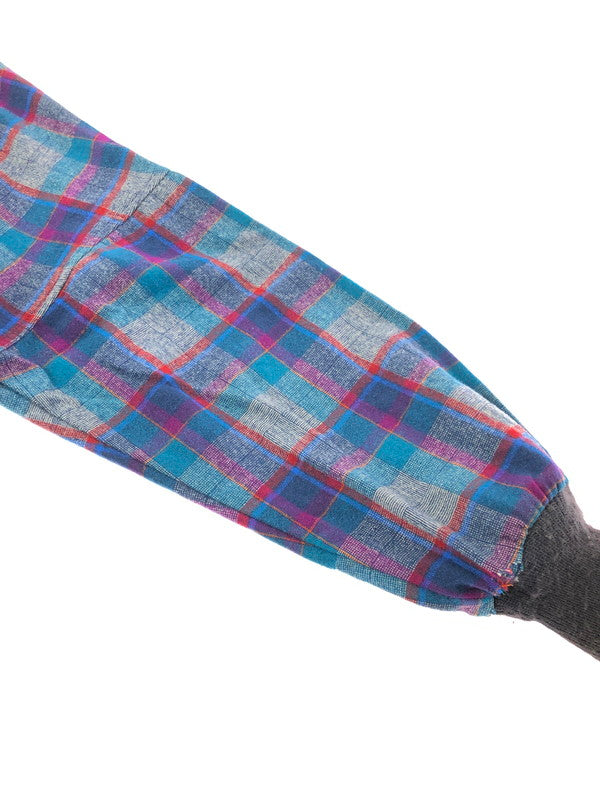 【現状渡し品】【メンズ】 PENDLETON ペンドルトン 80's WOOL KNIT CHECK CARDIGAN 80年代 ウールニット チェック カーディガン ヴィンテージ トップス 146-260913-rt-20-tagh サイズ：XL カラー：ネイビー 万代Net店
