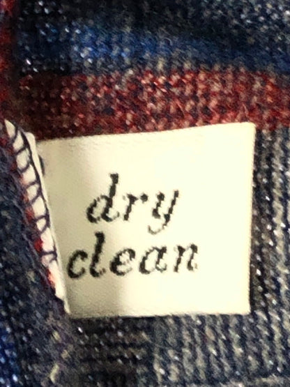 【現状渡し品】【メンズ】 PENDLETON ペンドルトン 80's WOOL KNIT CHECK CARDIGAN 80年代 ウールニット チェック カーディガン ヴィンテージ トップス 146-260913-rt-20-tagh サイズ：XL カラー：ネイビー 万代Net店