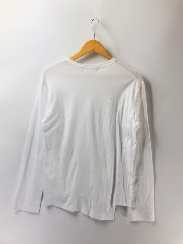 【中古品】【メンズ】 COMME DES GARCONS SHIRT コムデギャルソンシャツ ×LACOSTE ラコステ L/S T-SHIRT FL-T013 Tシャツ 長袖Tシャツ 140-260428-na-12-tagh サイズ：M カラー：ホワイト 万代Net店