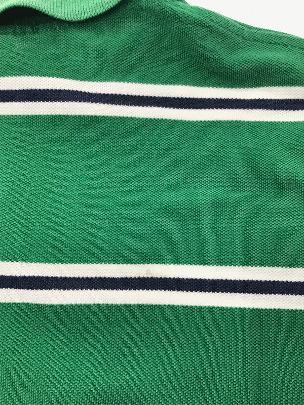 【中古品】【メンズ】 POLO BY RALPH LAUREN ポロバイラルフローレン COSTOM FIT L/S POLO SHIRT カスタムフィット 長袖ポロシャツ トップス 146-260508-ty-07-tag サイズ：XXL カラー：グリーン 万代Net店