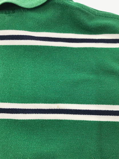 【中古品】【メンズ】 POLO BY RALPH LAUREN ポロバイラルフローレン COSTOM FIT L/S POLO SHIRT カスタムフィット 長袖ポロシャツ トップス 146-260508-ty-07-tag サイズ：XXL カラー：グリーン 万代Net店