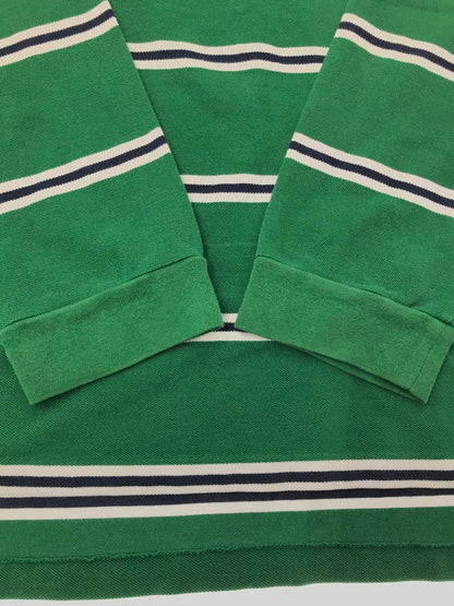 【中古品】【メンズ】 POLO BY RALPH LAUREN ポロバイラルフローレン COSTOM FIT L/S POLO SHIRT カスタムフィット 長袖ポロシャツ トップス 146-260508-ty-07-tag サイズ：XXL カラー：グリーン 万代Net店