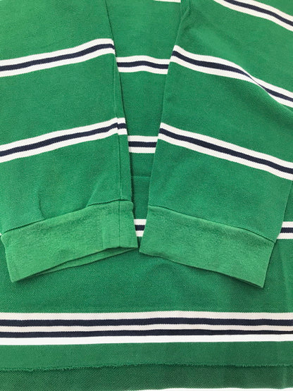 【中古品】【メンズ】 POLO BY RALPH LAUREN ポロバイラルフローレン COSTOM FIT L/S POLO SHIRT カスタムフィット 長袖ポロシャツ トップス 146-260508-ty-07-tag サイズ：XXL カラー：グリーン 万代Net店