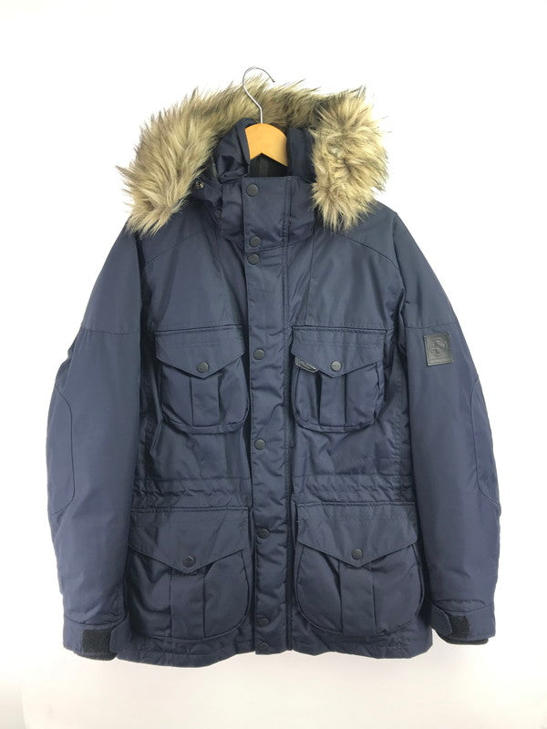 【中古品】【メンズ】 RLX RALPH LAUREN アールエルエックス ラルフ ローレン AC RANGER FAUX FUR TRIMMED DOWN PARKA ダウン パーカ 147-260831-ty-07-tagh サイズ：Ｍ カラー：ネイビー 万代Net店