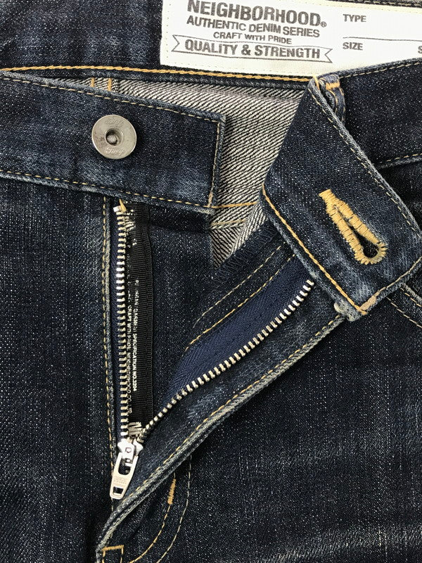 【中古品】【メンズ】 NEIGHBORHOOD ネイバーフッド DP-BASIC DENIM PANTS デニムパンツ ボトムス 153-260428-na-20-tagh サイズ：表記サイズなし　下記参照 カラー：インディゴ 万代Net店