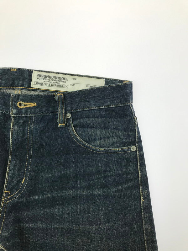 【中古品】【メンズ】 NEIGHBORHOOD ネイバーフッド DP-BASIC DENIM PANTS デニムパンツ ボトムス 153-260428-na-20-tagh サイズ：表記サイズなし　下記参照 カラー：インディゴ 万代Net店