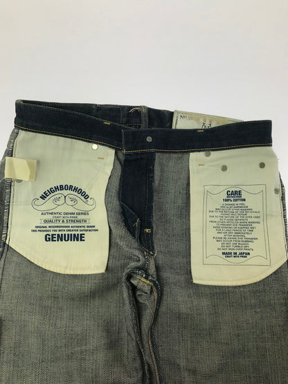 【中古品】【メンズ】 NEIGHBORHOOD ネイバーフッド DP-BASIC DENIM PANTS デニムパンツ ボトムス 153-260428-na-20-tagh サイズ：表記サイズなし　下記参照 カラー：インディゴ 万代Net店