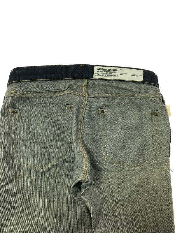 【中古品】【メンズ】 NEIGHBORHOOD ネイバーフッド DP-BASIC DENIM PANTS デニムパンツ ボトムス 153-260428-na-20-tagh サイズ：表記サイズなし　下記参照 カラー：インディゴ 万代Net店