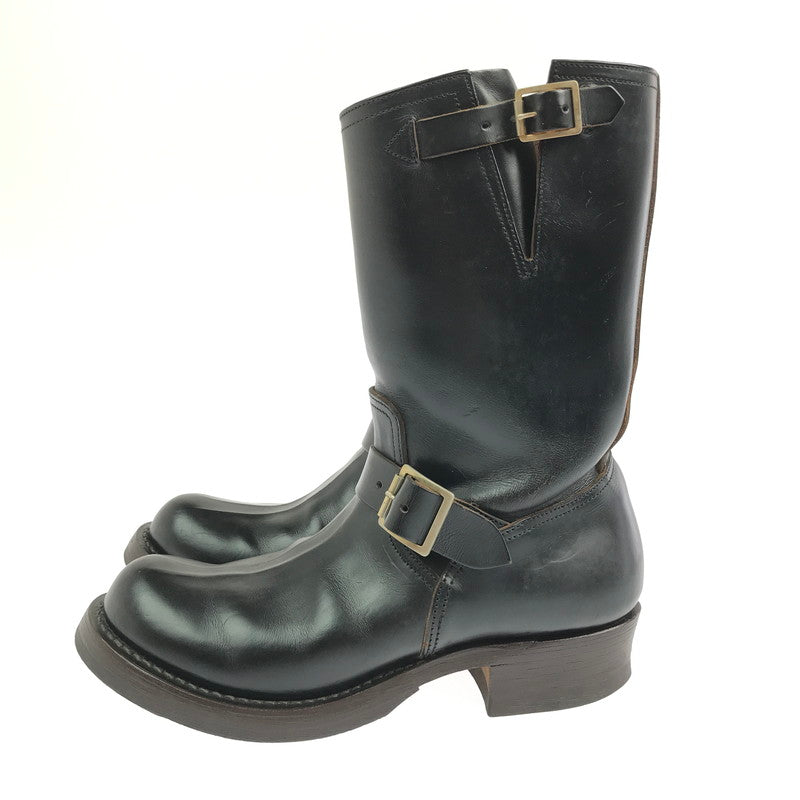 【中古品】【メンズ】 BUCO ブコ ENGINEER BOOTS BA2001 131-4061 エンジニアブーツ バトック ホースハイド リアルマッコイズ 靴 164-260310-yy-03-tag サイズ：8D カラー：ブラック 万代Net店