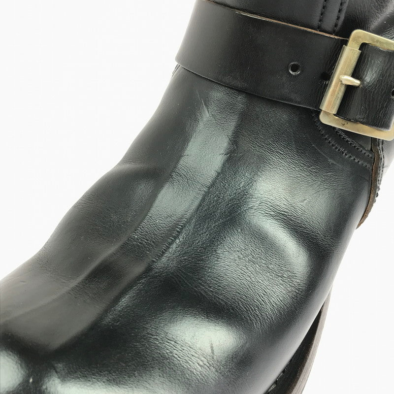 【中古品】【メンズ】 BUCO ブコ ENGINEER BOOTS BA2001 131-4061 エンジニアブーツ バトック ホースハイド リアルマッコイズ 靴 164-260310-yy-03-tag サイズ：8D カラー：ブラック 万代Net店