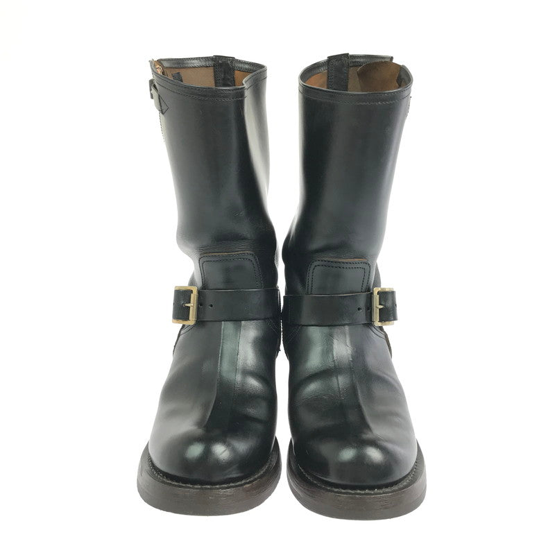 【中古品】【メンズ】 BUCO ブコ ENGINEER BOOTS BA2001 131-4061 エンジニアブーツ バトック ホースハイド リアルマッコイズ 靴 164-260310-yy-03-tag サイズ：8D カラー：ブラック 万代Net店