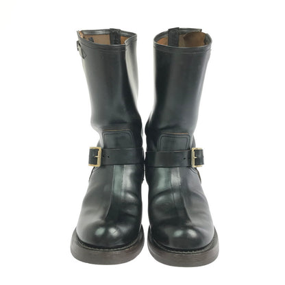 【中古品】【メンズ】 BUCO ブコ ENGINEER BOOTS BA2001 131-4061 エンジニアブーツ バトック ホースハイド リアルマッコイズ 靴 164-260310-yy-03-tag サイズ：8D カラー：ブラック 万代Net店