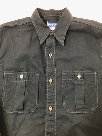 【中古品】【メンズ】 The REAL McCOY'S ザリアルマッコイズ L/S SHIRT 長袖シャツ 145-260523-na-04-tagh サイズ：15 カラー：ブラック 万代Net店