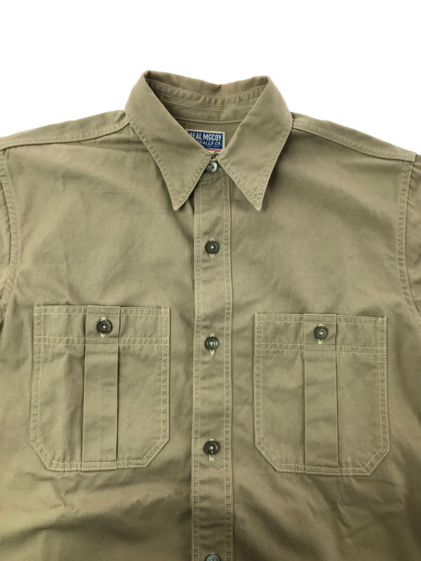 【中古品】【メンズ】 The REAL McCOY'S ザリアルマッコイズ L/S SHIRT 長袖シャツ 145-260523-na-05-tagh サイズ：15 カラー：ベージュ系 万代Net店