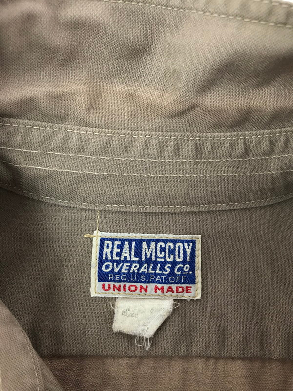 【中古品】【メンズ】 The REAL McCOY'S ザリアルマッコイズ L/S SHIRT 長袖シャツ 145-260523-na-05-tagh サイズ：15 カラー：ベージュ系 万代Net店