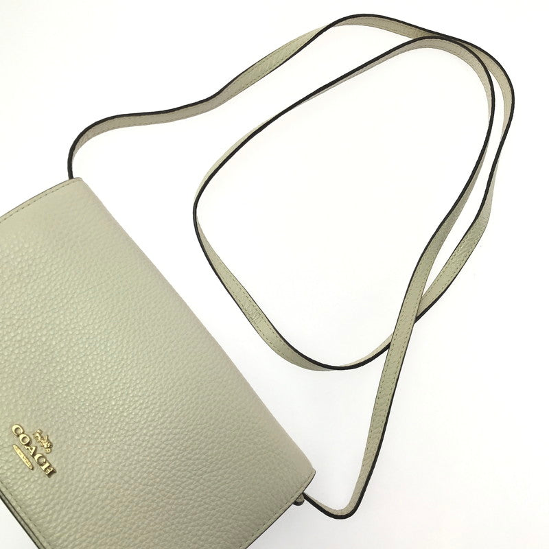 【中古品】【レディース】 COACH コーチ H1881 F30256 SHOULDER BAG ショルダーバッグ 鞄 カバン 180-260704-ty-05-tagh カラー：ホワイト 万代Net店