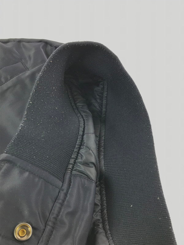 【中古品】【メンズ】 LACOSTE ラコステ DOUBLE STRIPE VARSITY JACKET BH0127 ダブルストライプバーシティジャケット ブルゾン アウター 147-260429-yy-06-tag サイズ：M カラー：ネイビー 万代Net店